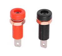 Tosuny High Performance Banana Plug, Stable Conductivity, 4mm Hole, Maximum. 24 A Socket, Pack of 10 Banana Plugs for Electronic Devices