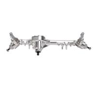 Tosuny High Strength Aluminum Front Axle | Replacement for SCX10 II AR44 1/10 RC Crawler (Silver)