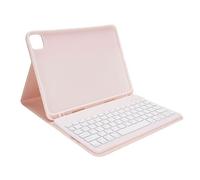 Tosuny Keyboard Case for IOS Pro 11 M4 2024, Case with Magnetic Detachable Keyboard & 7 Color Backlit Keys - Adjustable Stand, Pen Holder for Work Study Entertainment (Pink)