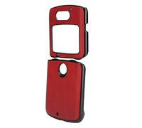 Tosuny Leather Protection for the Flap of the Phone, Comprehensive Telephone Protection, Simple Access Ports, 2nd Package for RACR 5G 2020 Owner (Red)