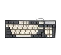 Tosuny Mechanical Gaming Keyboard, RGB 96 Keys LED Backlight USB Wired Keyboard, FN Multimedia Key, Two Color Keycaps, Compact Waterproof Keyboard for Windows Laptop PC