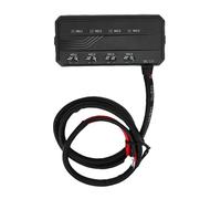 Tosuny Motorcycle Fuse Box, 4 Circuit 20A Low Profile Terminal Block with LED Indicator for Cars ATVs UTVs Boats Trucks