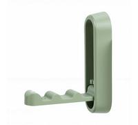 Tosuny Multi Purpose Folding Hook | Wall Mount Zinc Alloy Foldable Hook for Bathroom Kitchen Hanging Coat Towels Hat Bags (Round Edge Matte Grey Green)