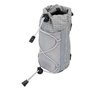 Tosuny Multifunctional Backpack Strap Water Bottle Pouch Gray Design for Hiking 18x8.5cm