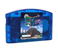 Tosuny Open Source N64 Flash Cartridge, N64 Game Reader Burner Cartridge, Automatic Save Backup, Support Retro Game and 64DD, Through ED64 Super64 Emulator Loading Games (Blue Transparent)