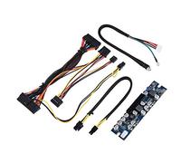 Tosuny PC PSU DC 12V Input 300W Output Computer Power Supply Module Board with 24Pin Connect/AUX/SATA Cable, Suitable for Mini-ITX and 1U Case