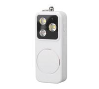 Tosuny Personal Safety Alarm for Women, 150dB Self Defense Keychain Alarm with 4 Lighting Modes, USB Rechargeable Loud Siren Security LED Light for Emergency (White)