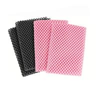 Tosuny Pilates Grip Pads 4 Pack | Non-Slip Hand Mats for Barre, Pull-Up Bar & Weight Equipment (2 Black + 2 Pink)