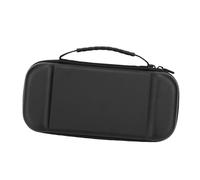 Tosuny Portable Carrying Pouch for 2 2025 | Hard Shell Travel Bag with 10 Game Card Slots Lightweight Anti Scratch Black (Black)