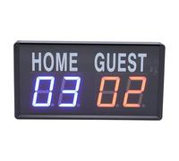 Tosuny Portable Digital Scoreboard, Tabletop Electronic Scoreboard with Remot Control, USB Power LED Scoreboards, Score Keeper for Games/Cornhole/Volleyball/Table Tennis Sports (Black)