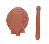 Tosuny Portable Football Design 3D Printed Contactless Payment Card Holder Wand Securely Holds Credit Cards for Easy Transactions PLA Tap to Pay Ideal Present for Shoppers and Kids