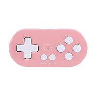 Tosuny Portable Wireless Bluetooth Gamepad Mini Small Controller for Mobile Phone Computer, Lightweight Gamepad for Easy Carrying Blue-Green for Gamers on the Go ABS Material (Pink)