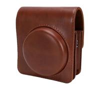 Tosuny Protective Case for in 90 Camera, PU Leather Instant Camera Carrying Bag with Detachable & Adjustable Shoulder Strap (Brown)