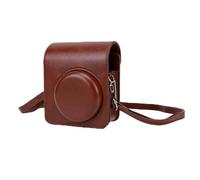 Tosuny PU Leather Camera Case for Mini 13, Protective Bag Cover with Removable Shoulder Strap, Retro Soft Shell Pouch for Instant Camera (Coffee)