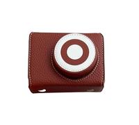 Tosuny PU Leather Camera Protective Case for GR3 / GR4, 360 Degree Scratch Protection with Soft Velvet Lining and Built in Tripod Interface, for Enhanced Filming Experience and (Brown)