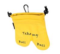 Tosuny PU Leather Drawstring Club Ball Bag | Pants Shaped Pouch for Multiple Balls and Tees
