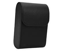 Tosuny PU Leather Rangefinder Box, Range Finder Carry Bag with Magnetic Closure, Range Finder Storage Pouch with Buckle, Protective Case for Golf Rangefinder Belt (Black)