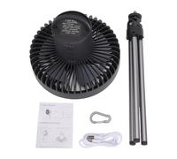Tosuny Quiet Hanging Fan with Tripod for 3-Speed Wind Adjustment and Power Bank Function