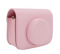 Tosuny Removable Top Camera Bag for Instant Cameras - Adjustable Strap, Vintage PU Leather Case Compatible with Small Digital Cameras (Pink)