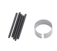 Tosuny Replacement Stylus Tips 5 Pcs | Black Touchscreen Nibs for Capacitive Stylus Pens Accessories Standard