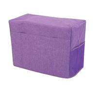 Tosuny Sewing Machine Dust Protector Foldable Purple Sewing Machine Cover for Storage Polyester 17.32x12.01x8.46in