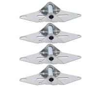 Tosuny Size 1 Garage Door Hinge Kit No. 14 Steel Proper Replacement Parts for Solid Wood Garage Doors