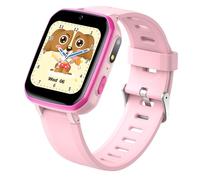 Tosuny Smart Watch for Boys Girls, 1.5" Touch Screen with Dual Camera & 15 Educational Games - IP67 Water Proof, 30 - Day Battery, VGA Photo/Video, Parental Control (Pink)