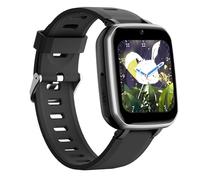 Tosuny Smart Watch for Boys Girls, 1.5" Touch Screen with Dual Camera & 15 Educational Games - IP67 Water Proof, 30 - Day Battery, VGA Photo/Video, Parental Control (Black)