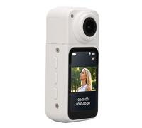 Tosuny Thumb Action Camera, 2.7K Magnetic Wearable Body Camera with 170° Wide Angle, 4Hrs Battery Action Cam for Vlog POV Recording, Travel Pet Work (White)