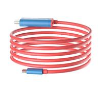 Tosuny TV HD Cable for 2 Dock Steam Deck ROG Ally and USB C 3.2 Devices, 4K 144Hz Super High Speed 2.1 Certified with 5.1 Surround Sound and 100W PD Charging (Red Blue)