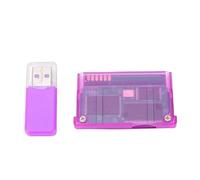 Tosuny Universal Flash, Compatible with SP NDSL, Supports 2GB Memory Card FAT Format, with Easy Navigation Menu, for Game Console (Black Transparent)