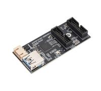 Tosuny USB 3.2 GEN1 19Pin to Dual 19Pin Expansion Card, 19Pin to Dual 19 Pin Front Panel Header Splitter Adapter, High Speed Transfer, for Wins, OS X