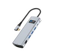 Tosuny USB C Docking Station, 12 in 1 USB C Hub Triple Display, Laptop Dock with 3 USB 3.0, PD 3.0, Type C, SDSlot, TF, DisplayPort, HD 2.0, VGA, 3.5Audio, RJ45 Ports, MST Function