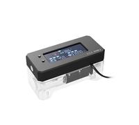 Tosuny Water Cooling Meter Alarm, Digital LCD Display with Real Time Temperature RPM Monitoring, Alarm for High Temp Low Speed, for PC Water Cooling System