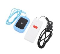 Tosuny Wireless Calling System, Wireless Calling System 1 Receiver 1 Call Key, 998 Channels Anti Interference, with Learning Codes, for Home School Office (Blue)