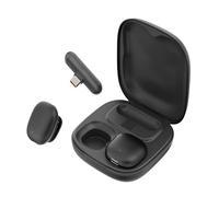 Tosuny Wireless Lavalier Microphones for Phone, AI Noise Canceling, Magnetic Mics with Charging Case, USB C Receiver, Mini Lapel Mic for Video Recording, Vlogging, IOS &