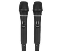 Tosuny Wireless Microphone, Rechargeable Karaoke Wireless Microphone System with Receiver, Dual Handheld Cordless Mic Set for Singing, Party, Speech, Live Performance