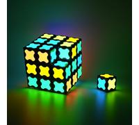 TOSY Magnet Cube 3x3-240 Magnets, 30 Blocks, 7 in 1 Toy: Puzzle Cube Game, Creative Building Blocks, Transformable Fidget Spinner, Infinity Cube