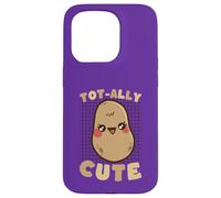 Tot-ally Cute Potato Tater Tots Kawaii Funny Case for iPhone 15 Pro