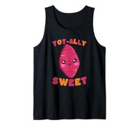 Tot-Ally Sweet Kawaii Sweet Potato Pun Design Tank Top