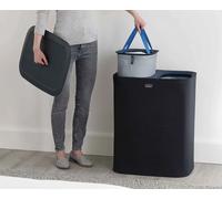 Tota 90L Black Laundry Separation Basket