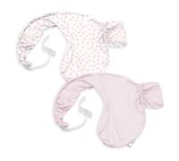 TotAha Soft Nursing Pillow Cover: Compatible with My Brest Friend Breastfeeding Pillow, 2-Pack Stretch Replacement Slipcovers with Side Pocket & Adjustable Strap, Machine Washable, Pillow Not Included
