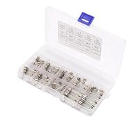 Total 100Pcs Fast blow Car Glass Fuses Tube Assorted Kit 55Pcs 5x20mm 45Pcs 6X30mm Amp 0.2A 0.5A 1A 2A 3A 5A 10A 15A 20A 30A