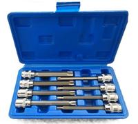 Total Abrasives - E1393-8 Piece 3/8 Drive 110mm Long Torx Bit Socket Set | Icludes: T25, T27, T30, T40, T45, T50, T55, T60. Length 110mm