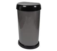 Total Bins UK Limited Stylish, Modern Design & Flat Back Space Saving Shape. Touch Lid Mechanism With Removable Bin Bag Retaining Ring. Ideal For The Kitchen, Office or Bathroom