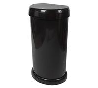 Total Bins UK Limited Stylish, Modern Design & Flat Back Space Saving Shape. Touch Lid Mechanism With Removable Bin Bag Retaining Ring. Ideal For The Kitchen, Office or Bathroom.