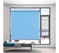 Total Blackout Roller Blinds, Windows Roller Shades, Home Thermal Curtains, Retractable Balcony Sunshade Roller Blinds, Sunscreen/uv Protection,blue-65x130cm/26 * 51in