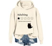 Total Bullshit Would Not Recommend Hoodie & Sweatshirt, Adulting Would Not Recommend Shirt, Cute Cat Shirts Women Man