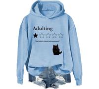 Total Bullshit Would Not Recommend Hoodie & Sweatshirt, Adulting Would Not Recommend Shirt, Cute Cat Shirts Women Man