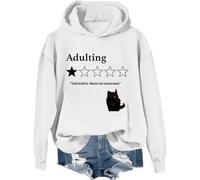 Total Bullshit Would Not Recommend Hoodie & Sweatshirt, Adulting Would Not Recommend Shirt, Cute Cat Shirts Women Man